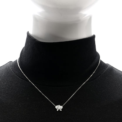 Cartier 18K White Gold Diamond Caresse D'Orchidees Par Cartier Necklace 2 of 4
