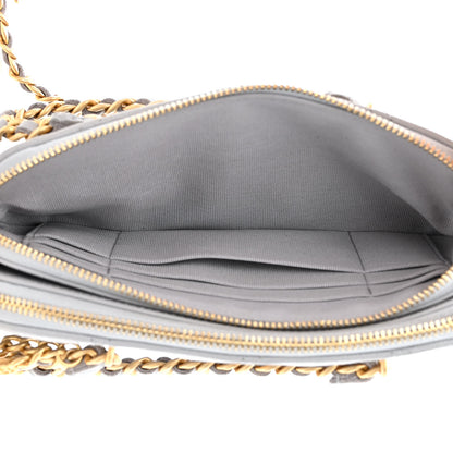 Chanel Caviar Quilted Phone Holder Grey 6 of 14