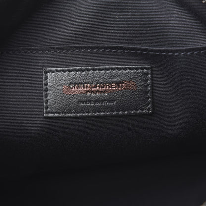 Saint Laurent Calfskin Matelasse Monogram Lou Camera Bag Black 6 of 10