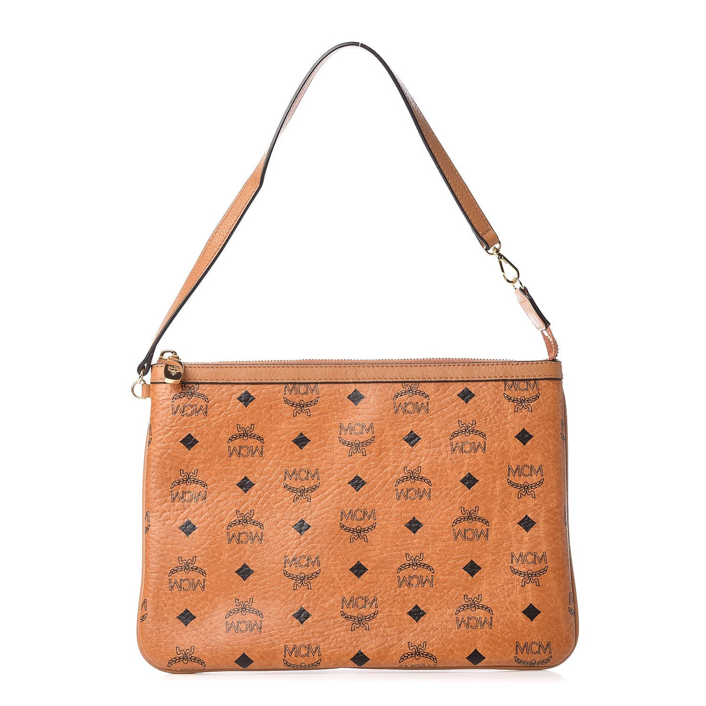 Visetos Liz Shopper Tote Pouch Cognac
