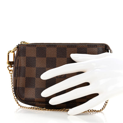 Louis Vuitton Damier Ebene Mini Pochette Accessories 2 of 8