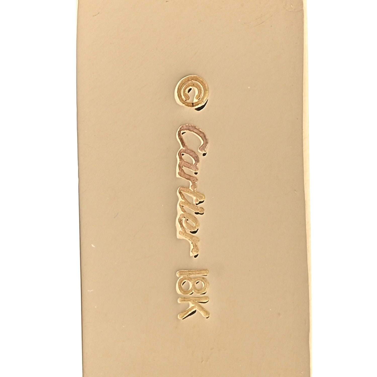 Cartier 18K Yellow Gold Ingot Bar Charm 3 of 3