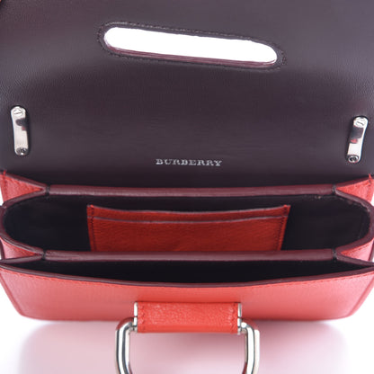 Burberry Goatskin Mini D-Ring Bag Bright Red 5 of 11