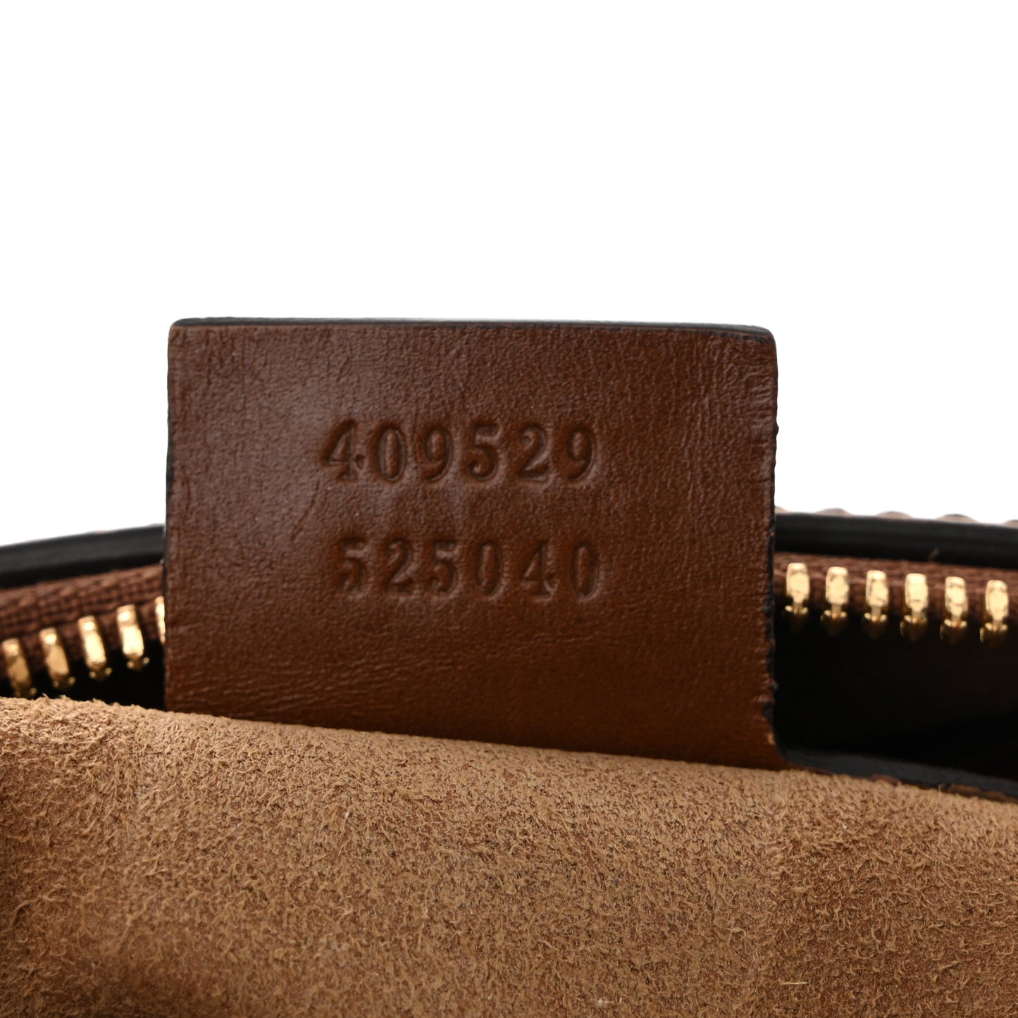 GG Supreme Monogram Cuoio Toscano Small Boston Beige Ebony Cuir