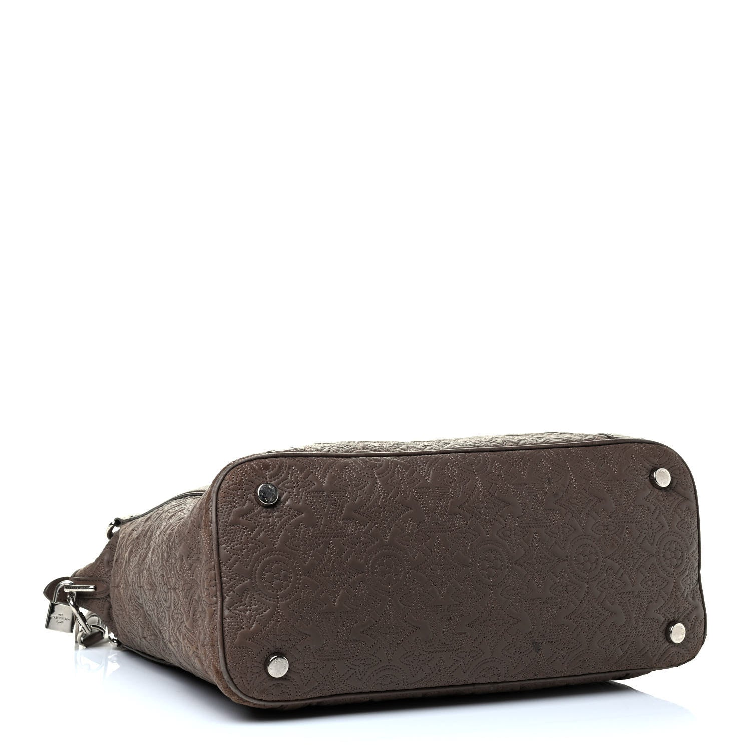 Louis Vuitton Monogram Lambskin Antheia IXIA MM Olive 3 of 4