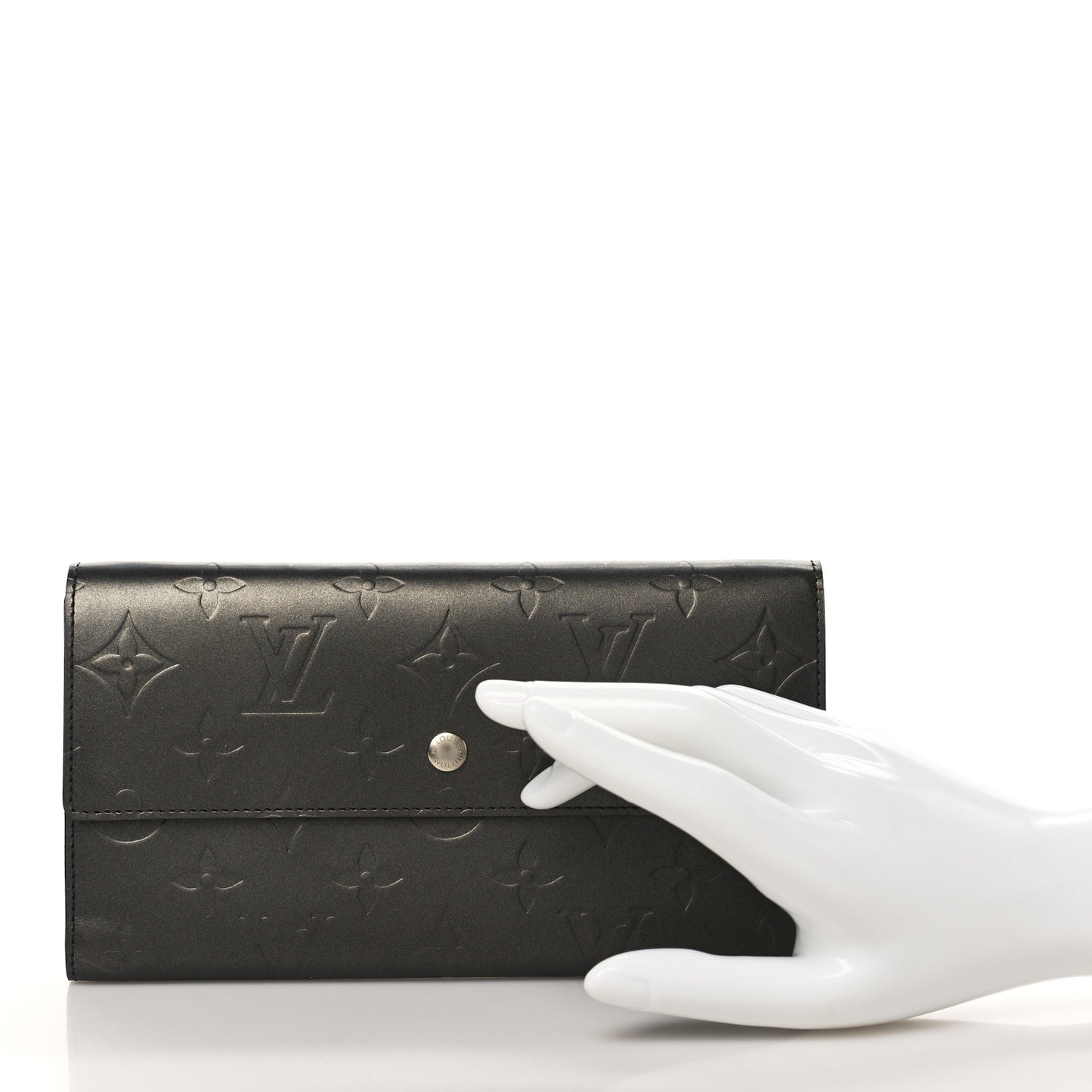 Mat Monogram Porte Tresor International Wallet Black