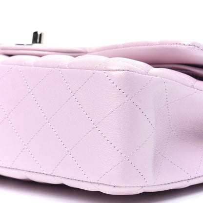 Chanel Iridescent Calfskin Quilted Medium Double Flap Light Pink 10 of 12