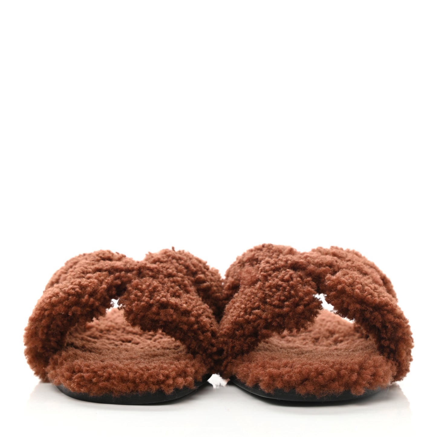 Woolskin Oran Sandals 37 Cognac