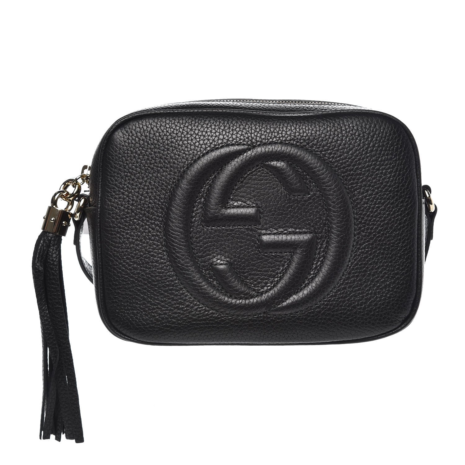 Gucci Pebbled Calfskin Small Soho Disco Bag Black 1 of 8