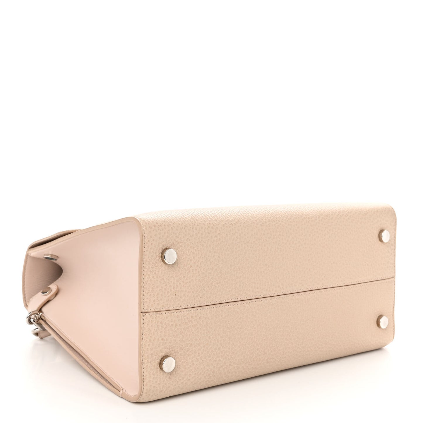 Grained Calfskin Medium Diorever Flap Tapioca