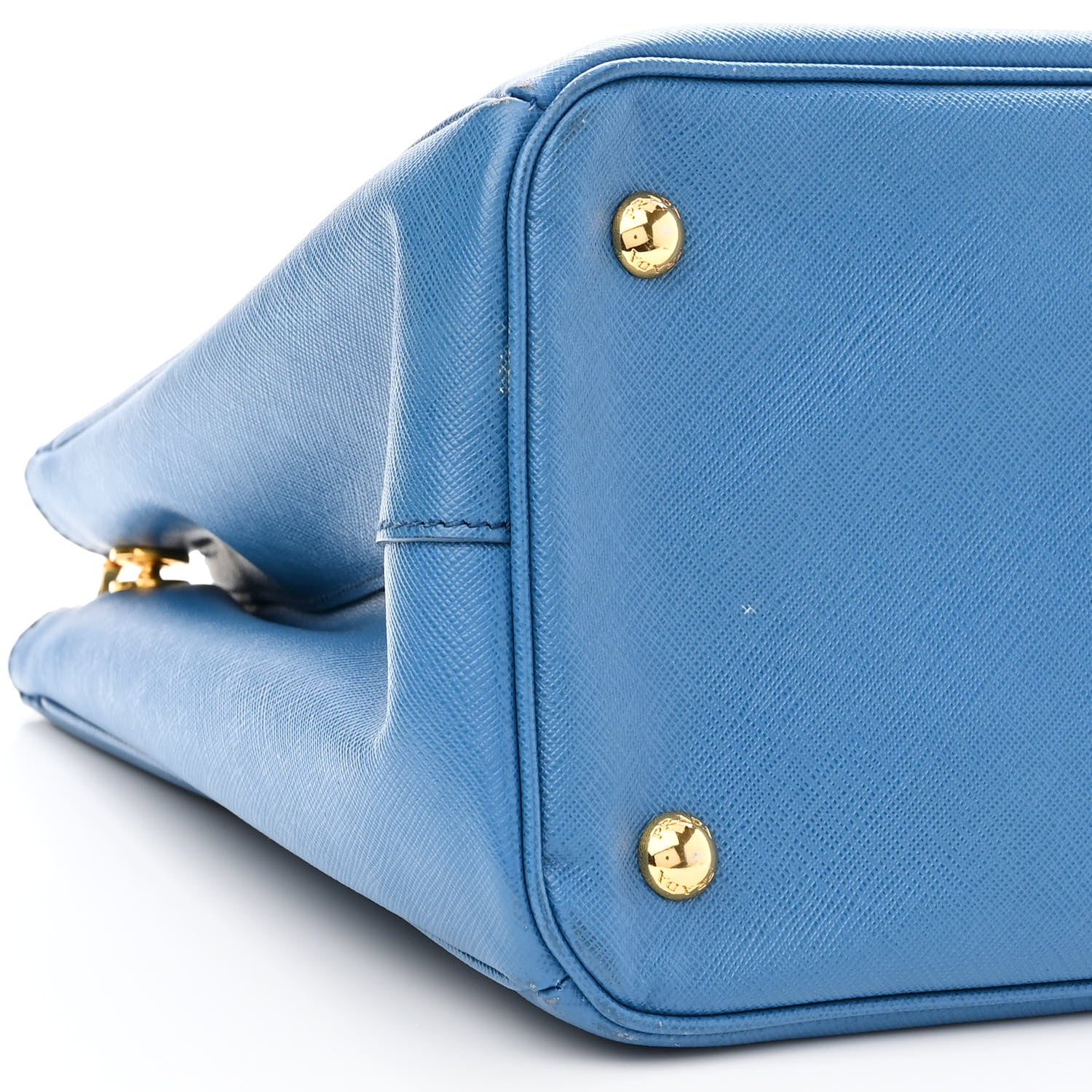 Prada Saffiano Lux Large Galleria Double Zip Tote Cobalto 10 of 17