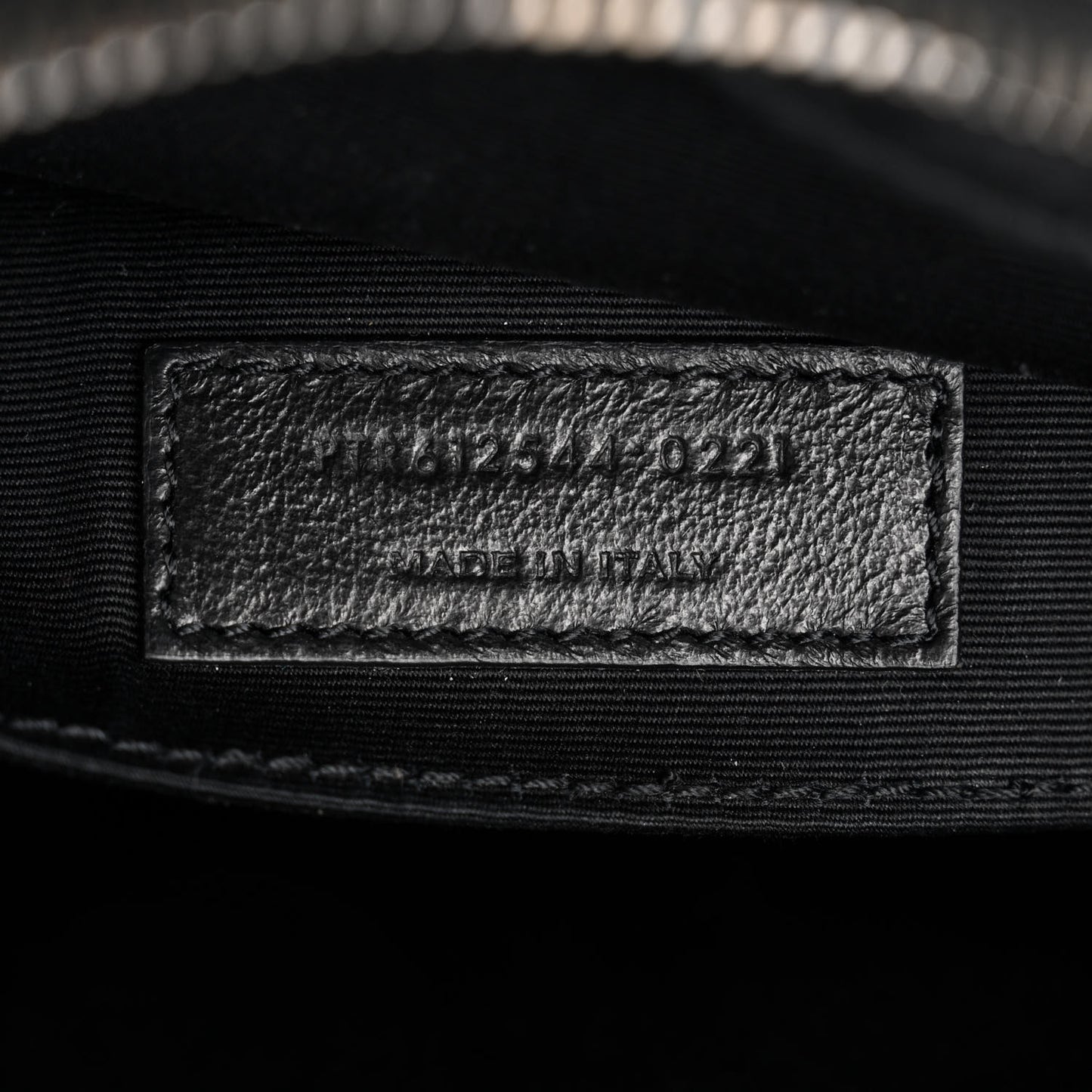 Calfskin Matelasse Monogram Lou Camera Bag Black