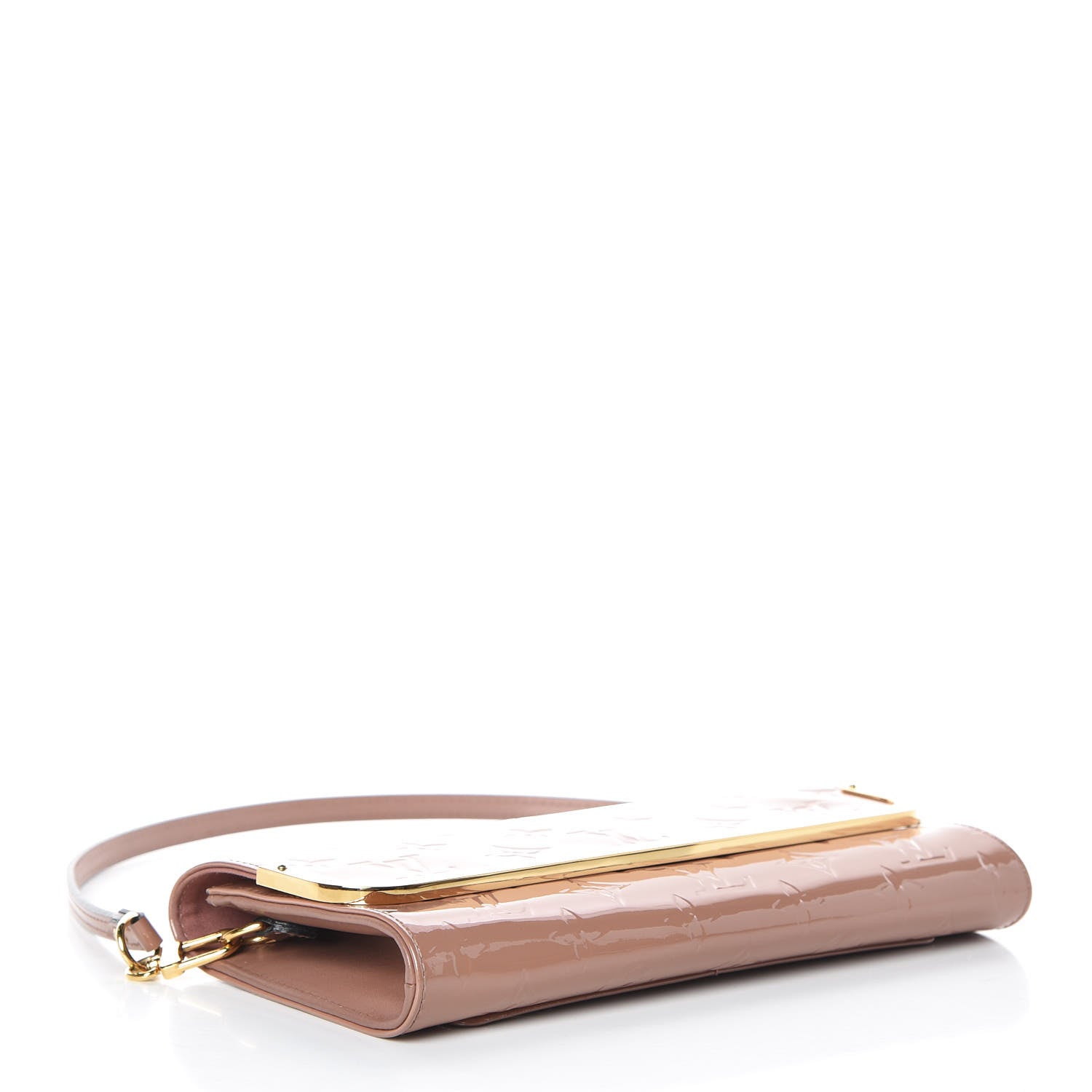 Louis Vuitton Vernis Rossmore MM Rose Velours 4 of 7