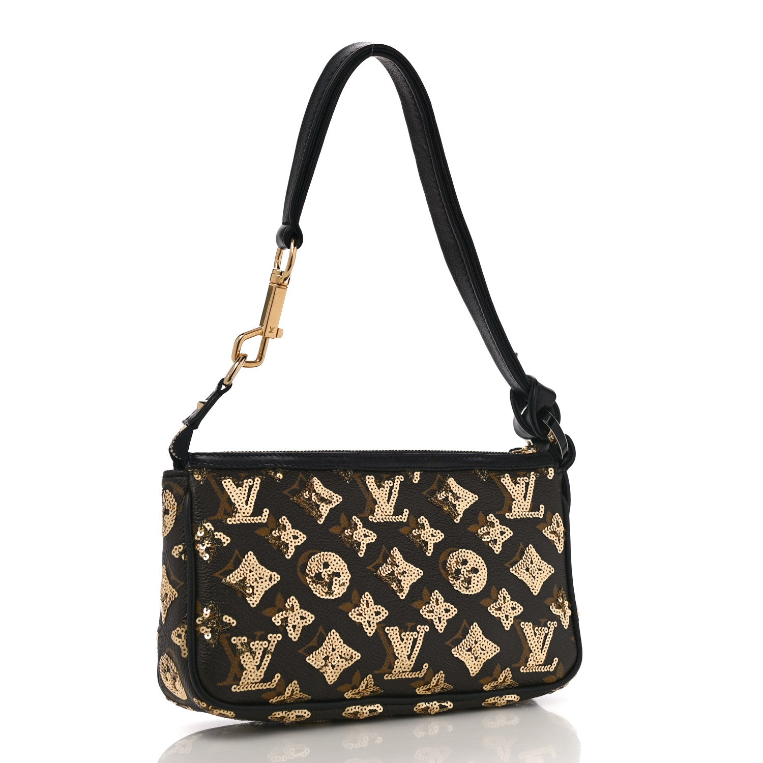Louis Vuitton Monogram Sequins Eclipse Pochette Gold 3 of 9