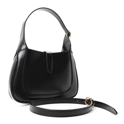 Gucci Boarded Dyana Lux Calfskin Small Jackie 1961 Hobo Black 3 of 10