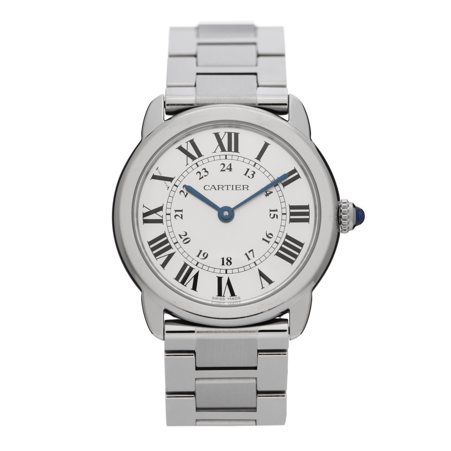 Cartier Stainless Steel 29mm Ronde Solo Quartz Watch 1 of 4
