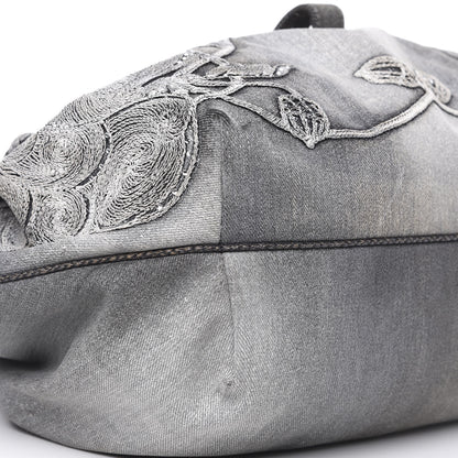 Fendi Denim Squirrel Embroidered Spy Grey 8 of 11