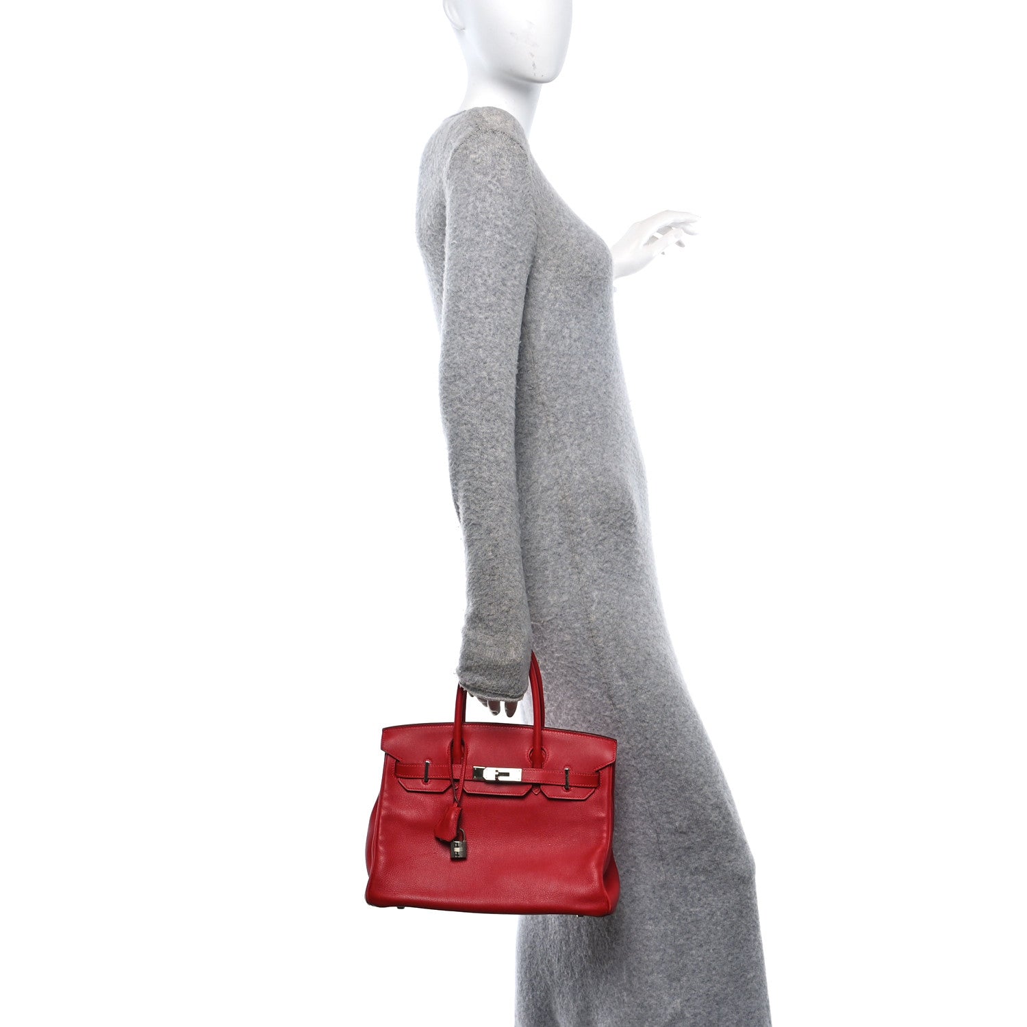 Hermes Swift Birkin 30 Rouge Vif 2 of 14