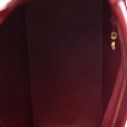 Chanel Lambskin Quilted Medallion Tote Red 19 of 20