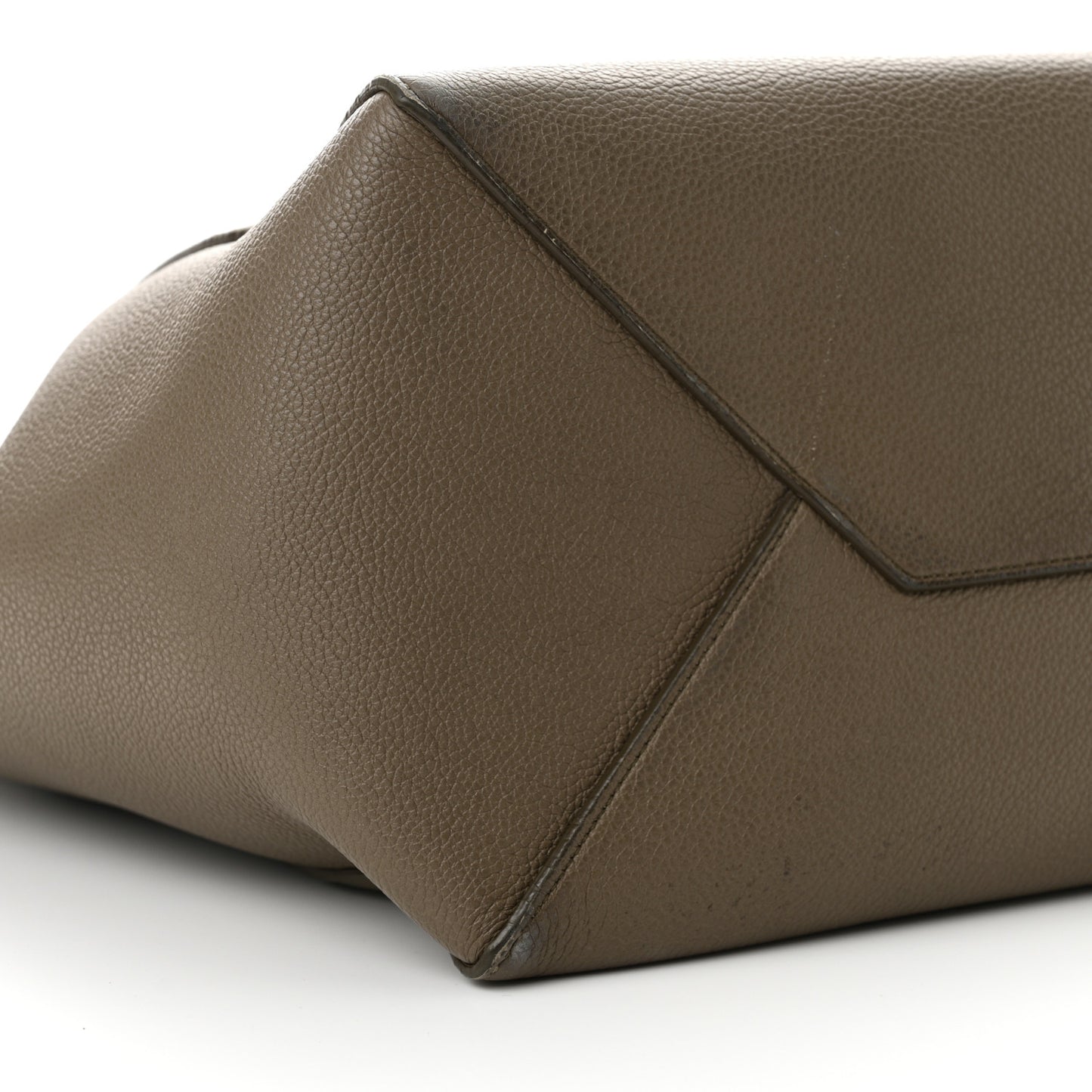 Soft Grained Calfskin Small Belt Cabas Phantom Taupe