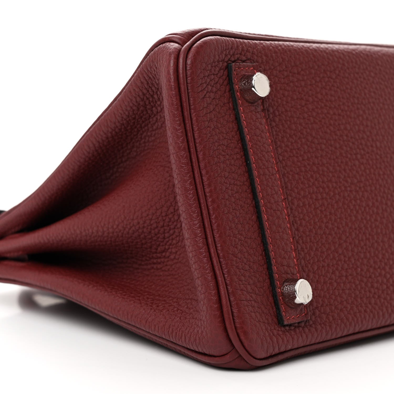Hermes Togo Birkin 25 Rouge H 9 of 12