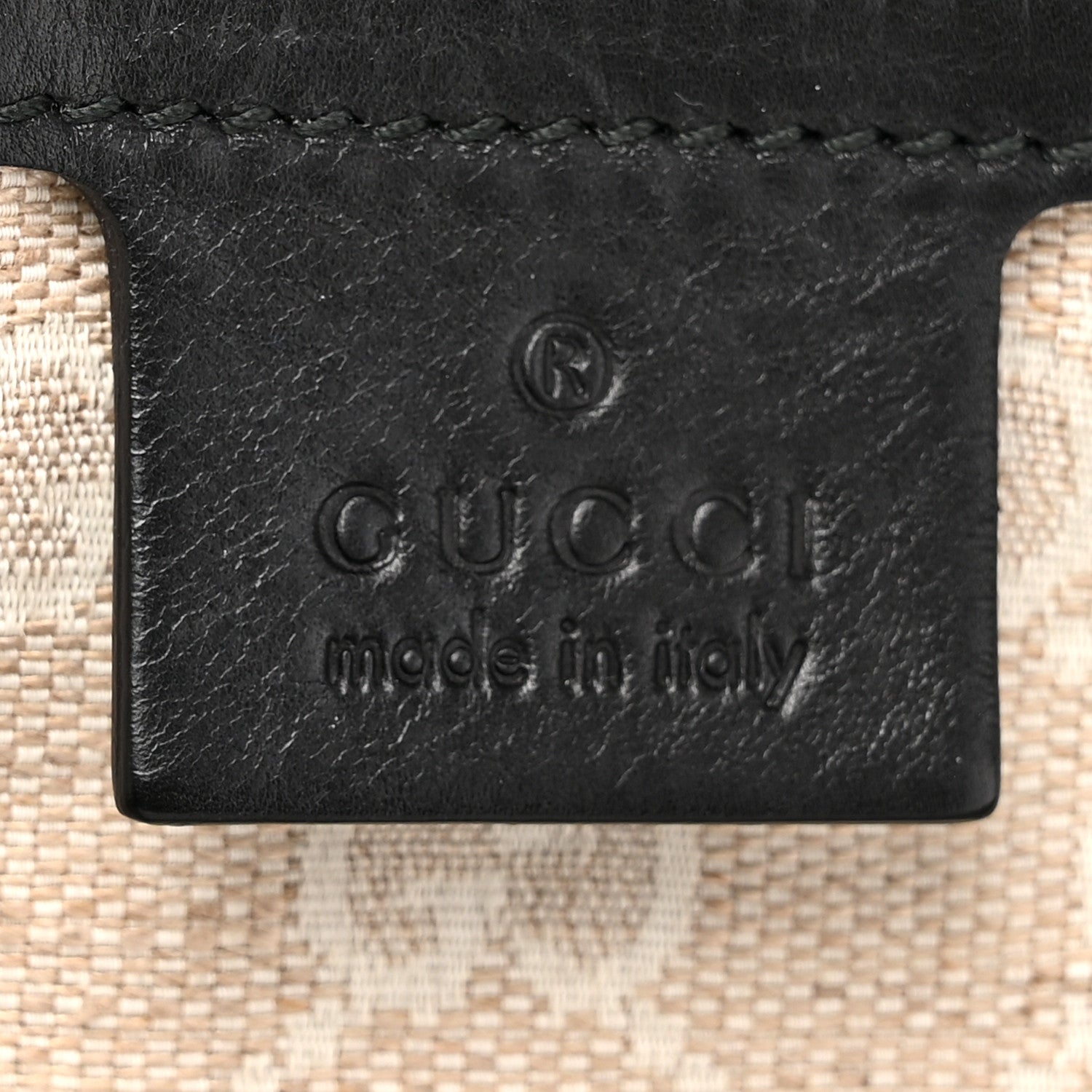 Gucci Calfskin Large Soft Stirrup Shoulder Bag Black 6 of 12