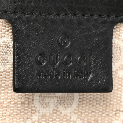 Gucci Calfskin Large Soft Stirrup Shoulder Bag Black 6 of 12