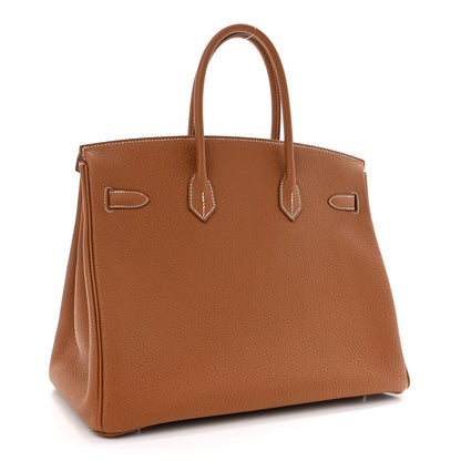Hermes Togo Birkin 35 Gold 3 of 12