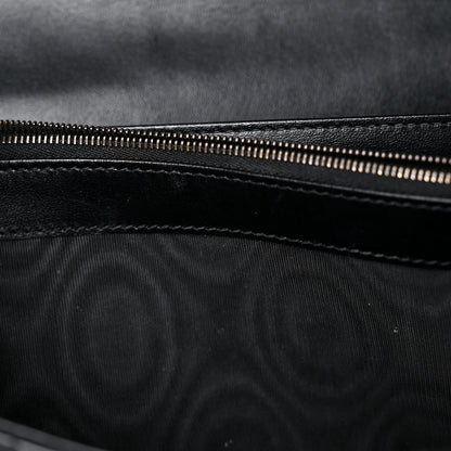 Gucci Calfskin Matelasse GG Marmont Chain Wallet Black 22 of 25