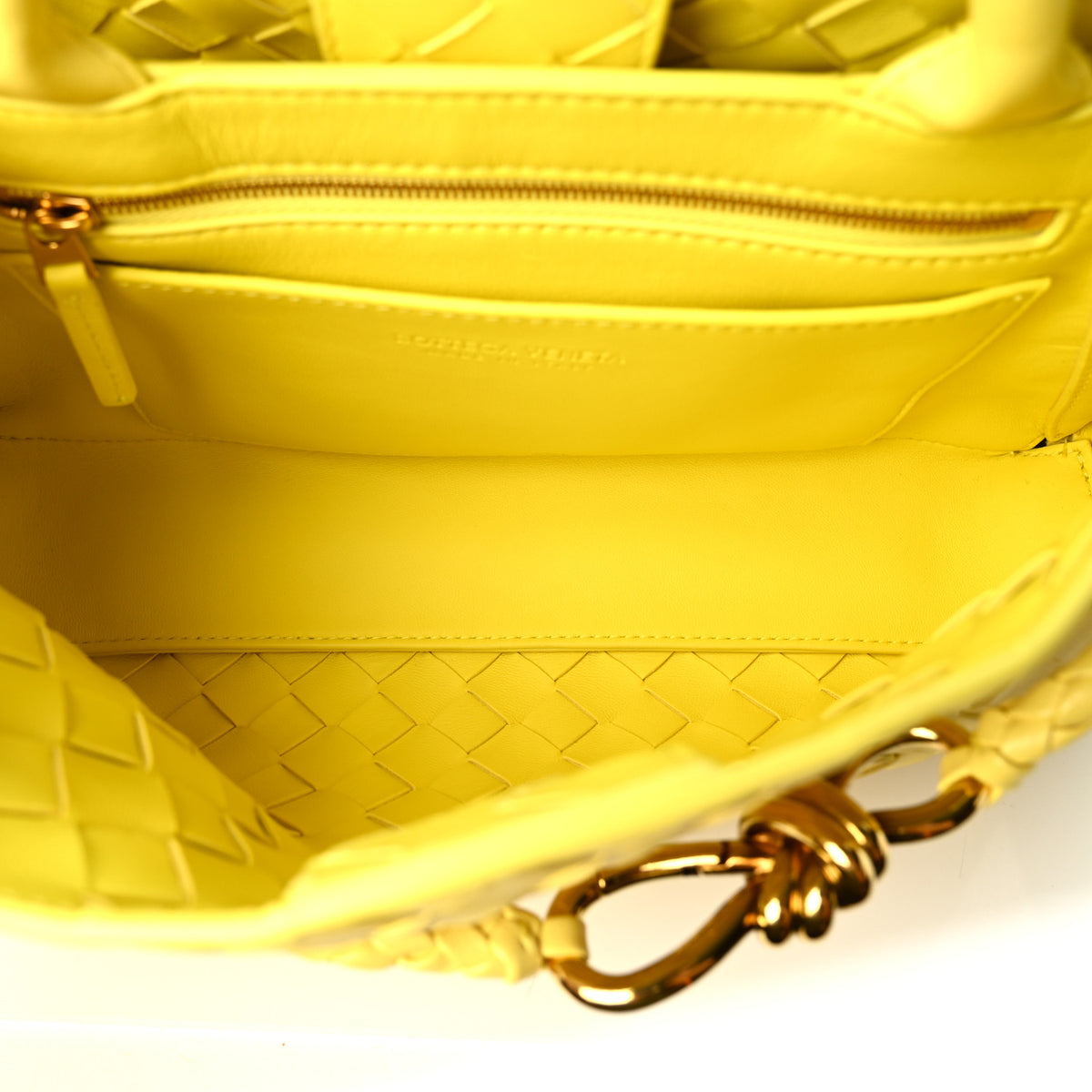 Bottega Veneta Nappa Intrecciato Small East West Andiamo Shoulder Bag Sherbert 5 of 9