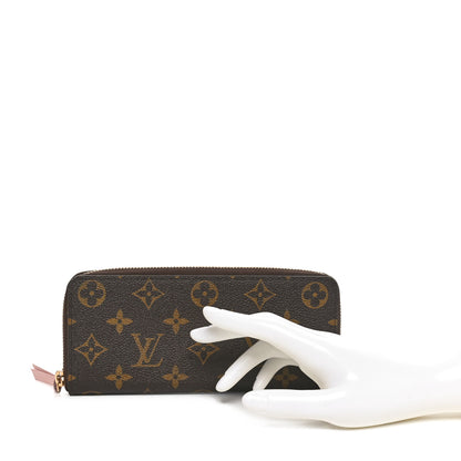 Louis Vuitton Monogram Clemence Wallet Rose Ballerine 2 of 10