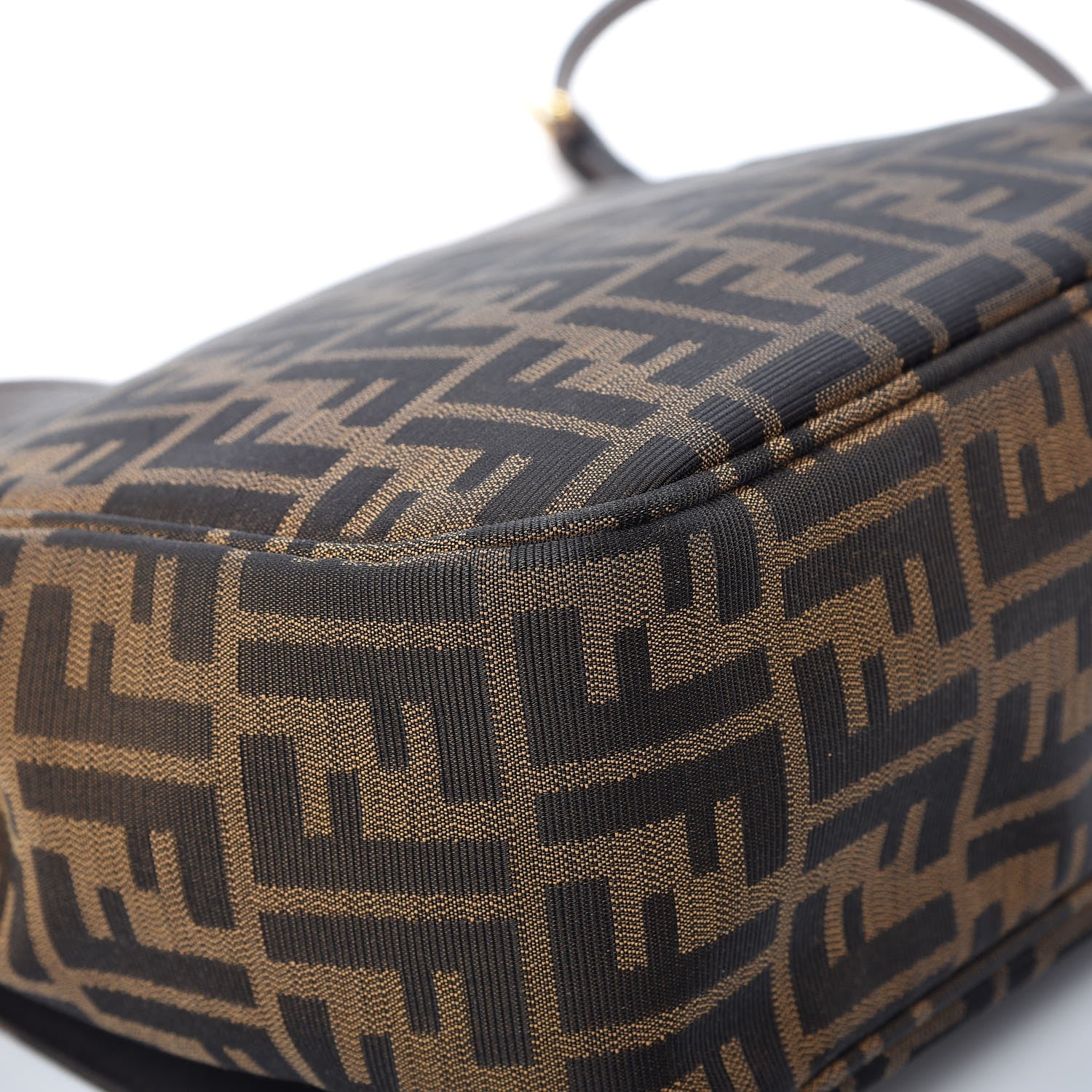 Fendi Zucca Vitello Artic Messenger Bag Tobacco Castagna 14 of 14