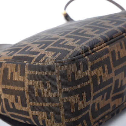 Fendi Zucca Vitello Artic Messenger Bag Tobacco Castagna 14 of 14