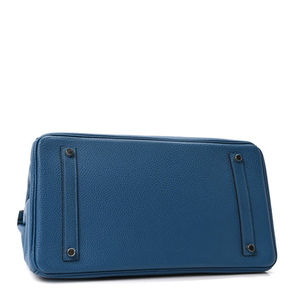 Hermes Togo Birkin 35 Bleu Izmir 4 of 10