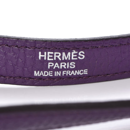 Hermes Taurillon Clemence Kelly Retourne 35 Ultraviolet 15 of 34