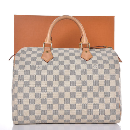 Louis Vuitton Damier Azur Speedy 30 8 of 8