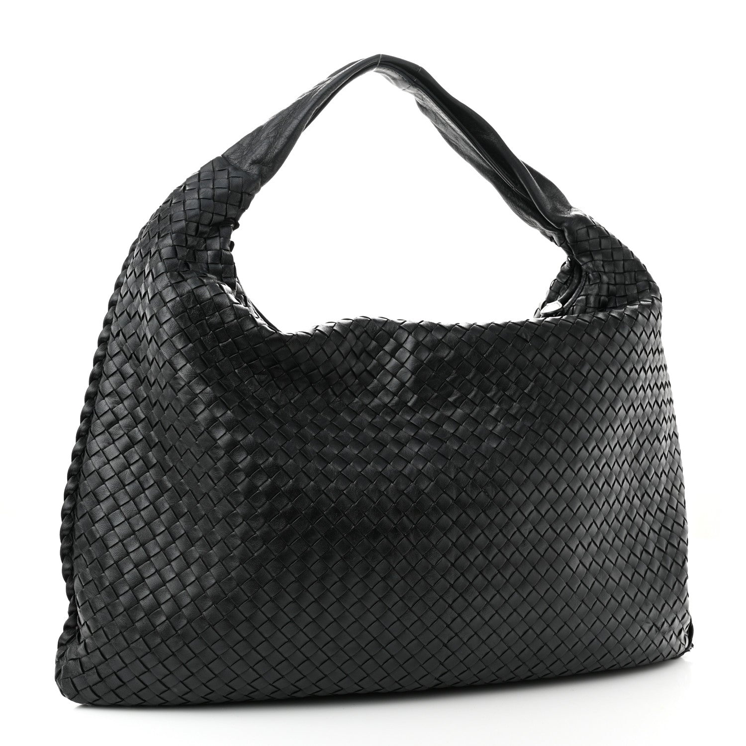 Bottega Veneta Nappa Intrecciato Maxi Veneta Hobo Black 3 of 12
