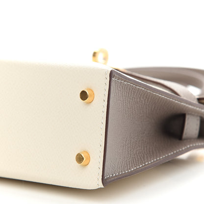 Hermes Epsom Mini Horseshoe Kelly Sellier 20 Craie Gris Asphalte 9 of 9