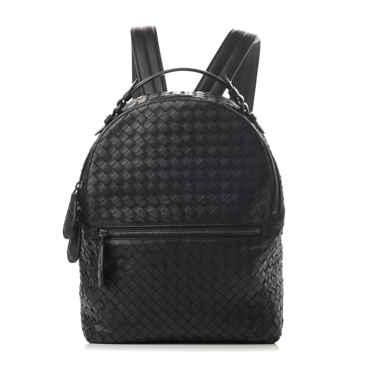Nappa Intrecciato Backpack Black