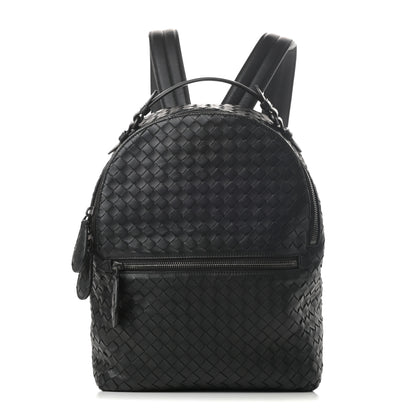 Bottega Veneta Nappa Intrecciato Backpack Black 1 of 14