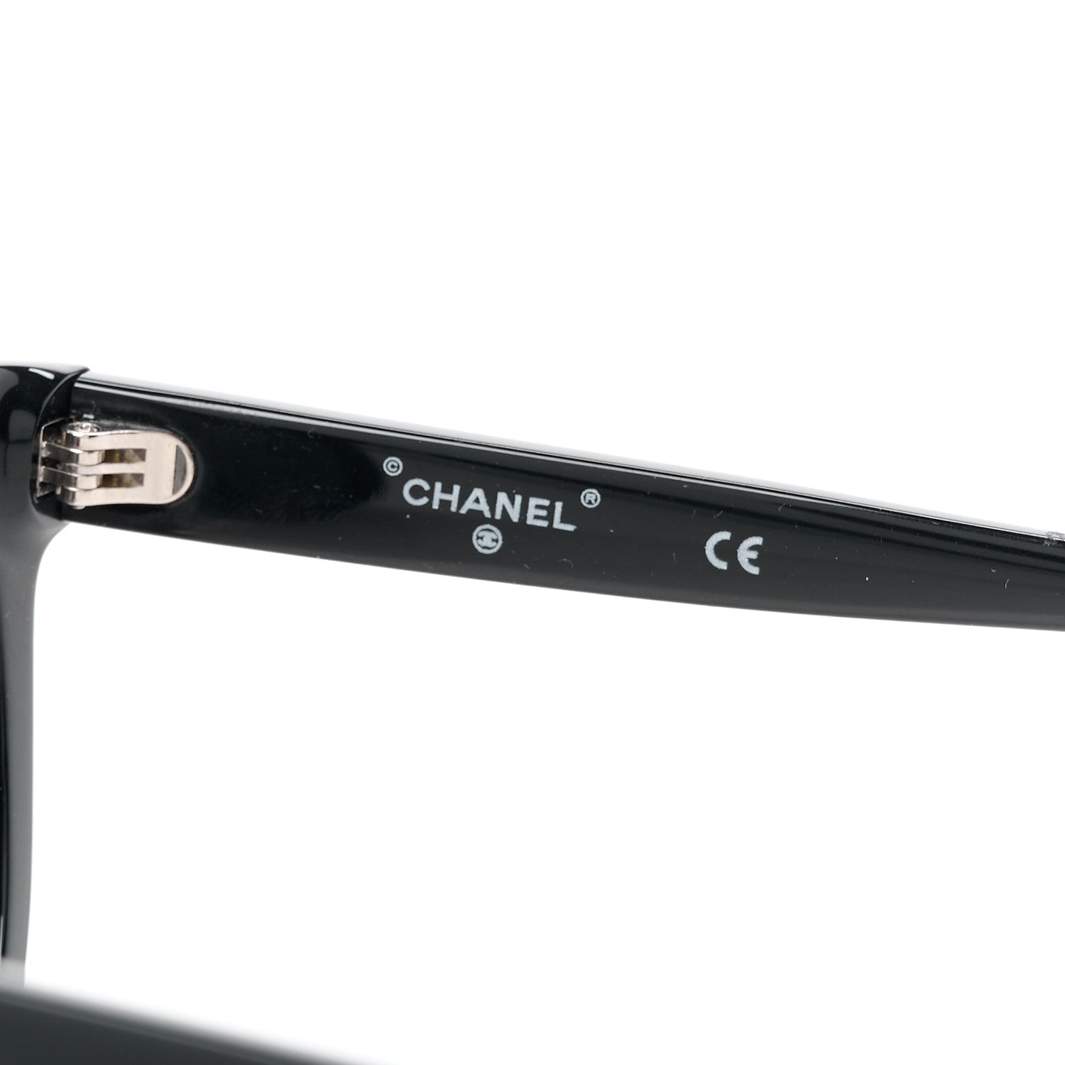 Chanel Acetate Cat Eye Sunglasses 71186A Black 6 of 8