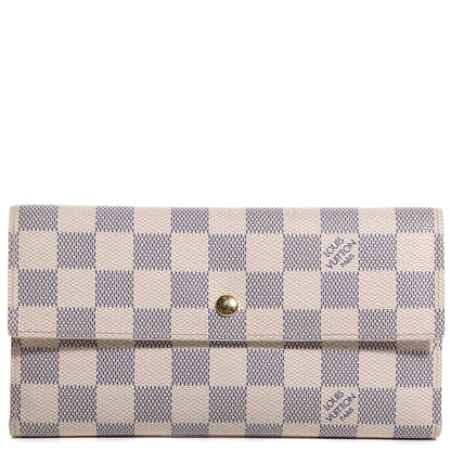 Louis Vuitton Damier Azur Porte Tresor International Wallet 1 of 8