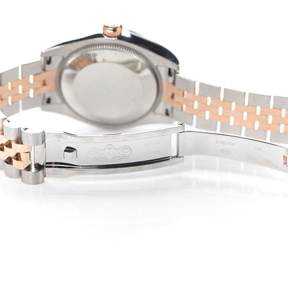 Rolex Stainless Steel 18K Everose Gold Diamond 31mm Oyster Perpetual Datejust Watch Pink 178271 5 of 6