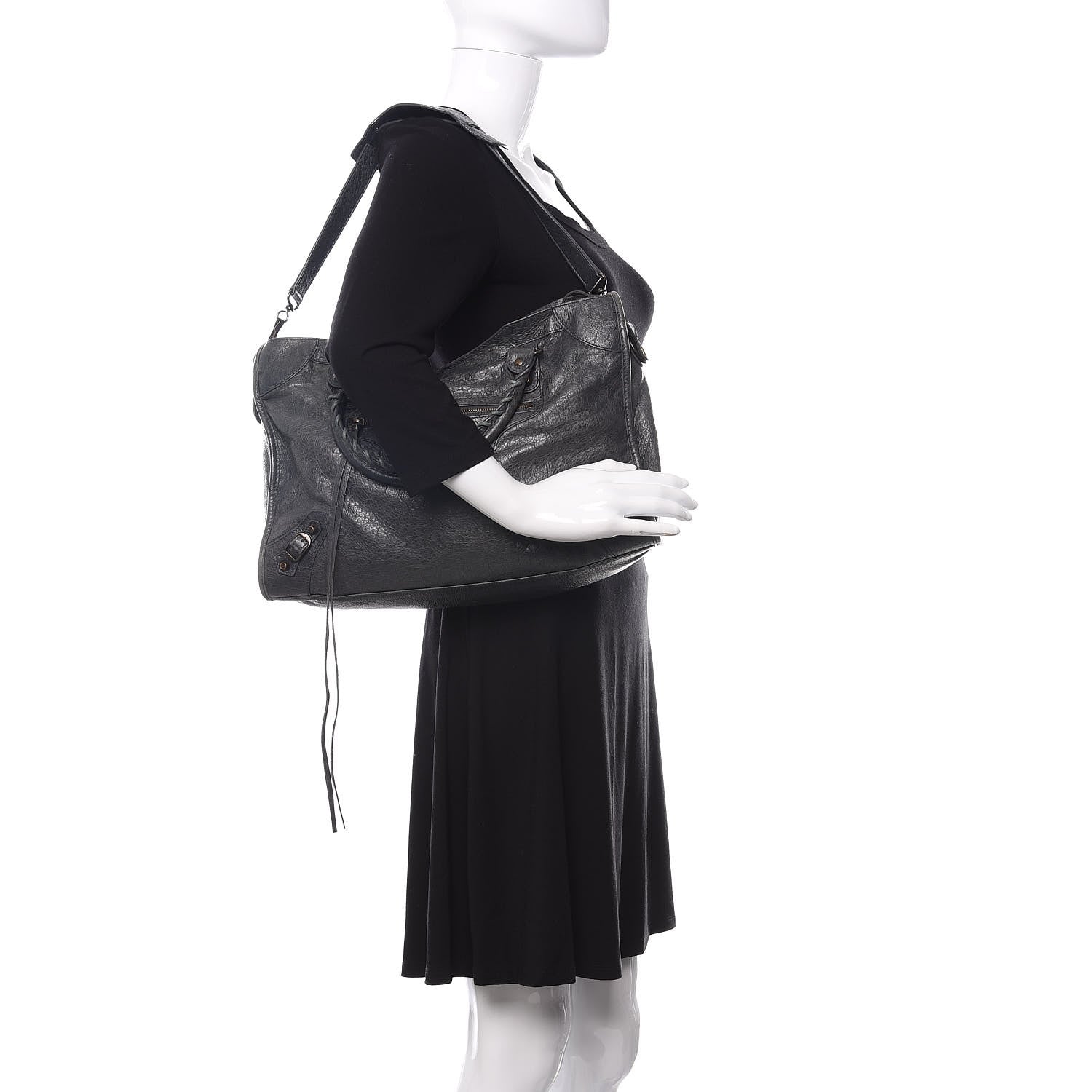 Balenciaga Agneau Classic Hardware City Anthracite 3 of 11