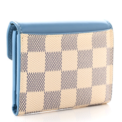 Louis Vuitton Damier Azur Zoe Wallet Bleuet 2 of 5