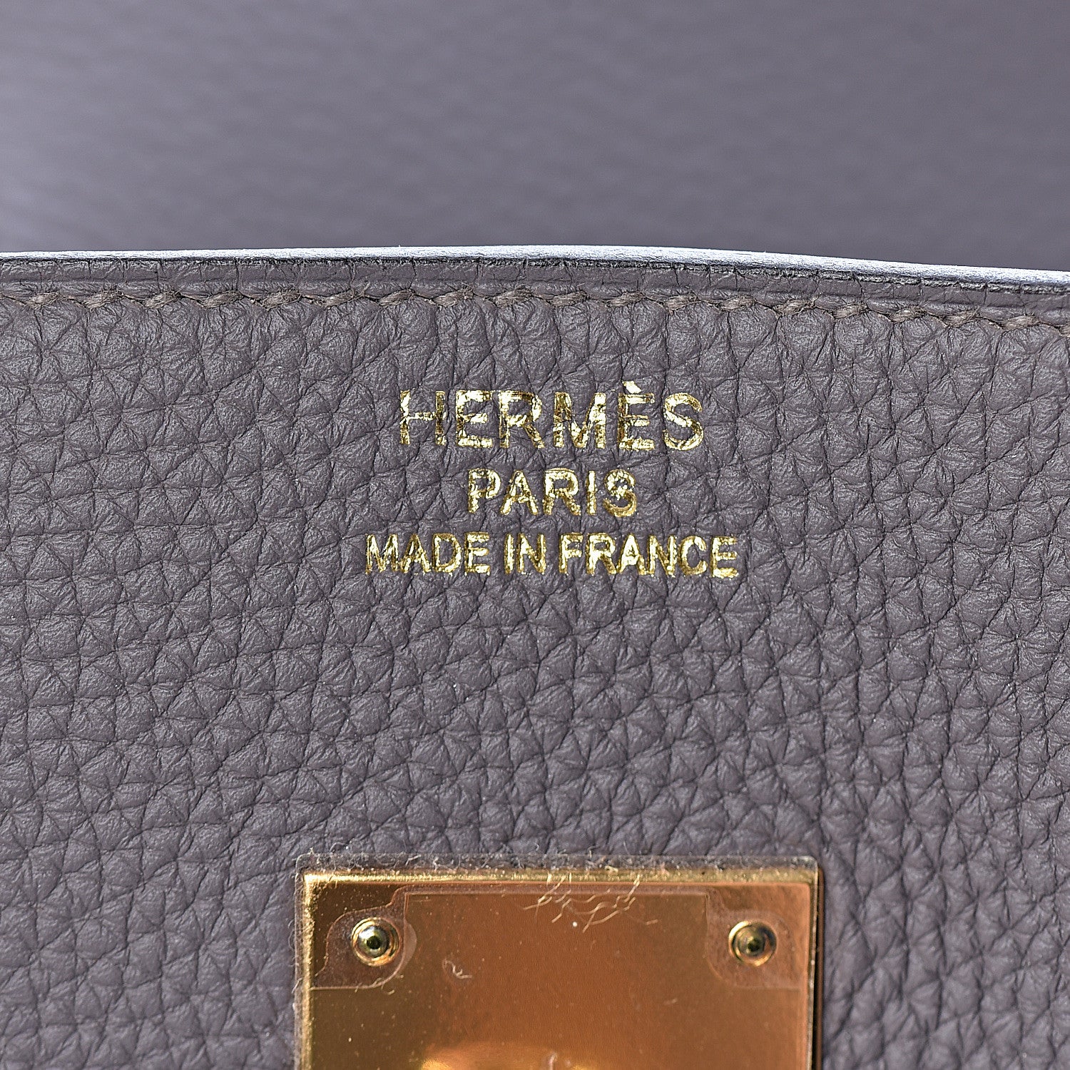 Hermes Togo Birkin 35 Etain 8 of 30