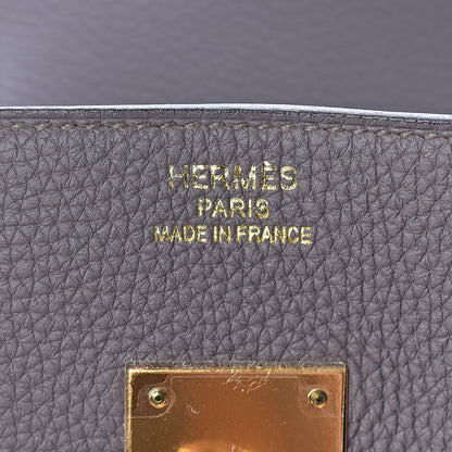 Hermes Togo Birkin 35 Etain 8 of 30