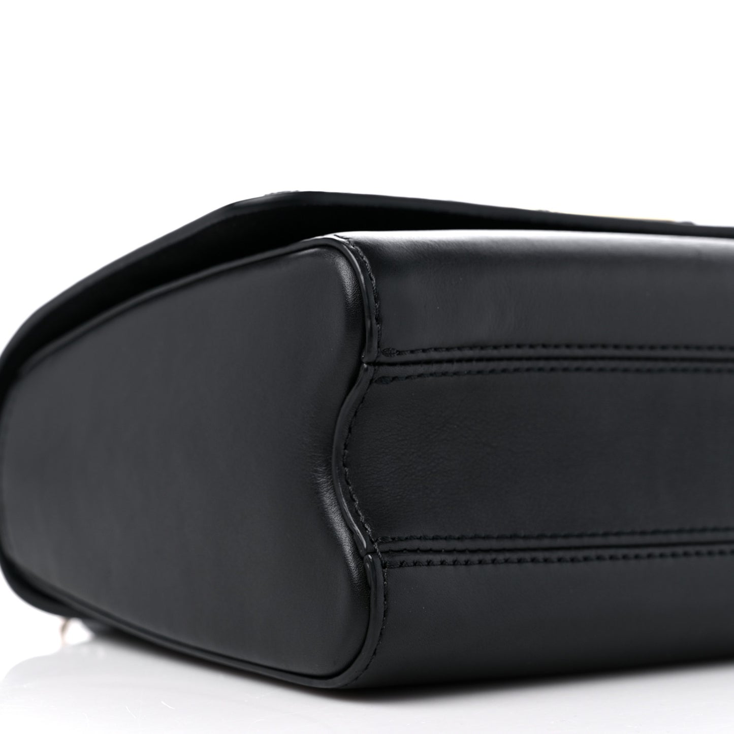 Calfskin Since 1854 Embroidered Twist MM Black