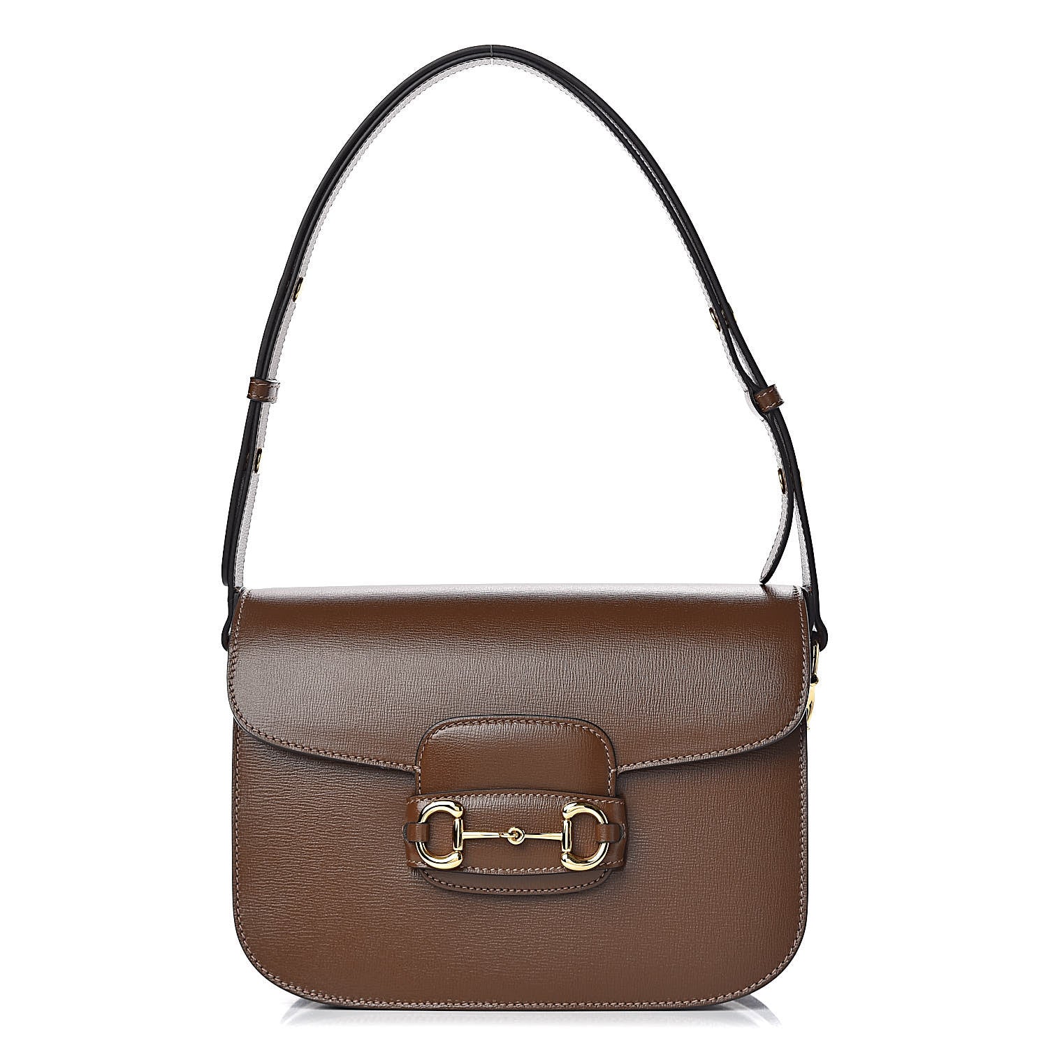Gucci Azalea Calfskin Horsebit 1955 Shoulder Bag Brown Sugar 1 of 11