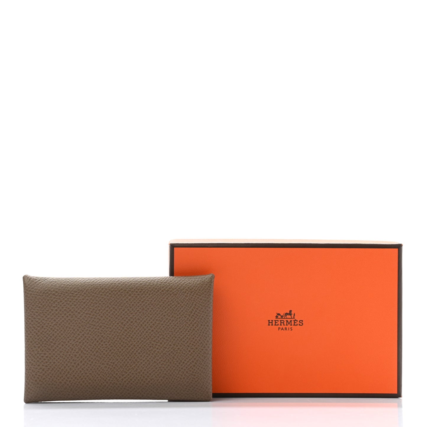 Epsom Calvi Card Case Etoupe